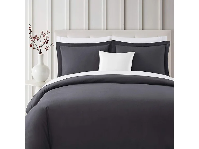 Cotton Flannel 3-Piece Duvet Cover Set