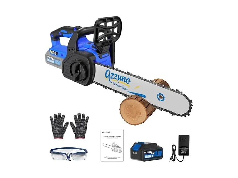 AZZUNO 12" Cordless Electric Chainsaw
