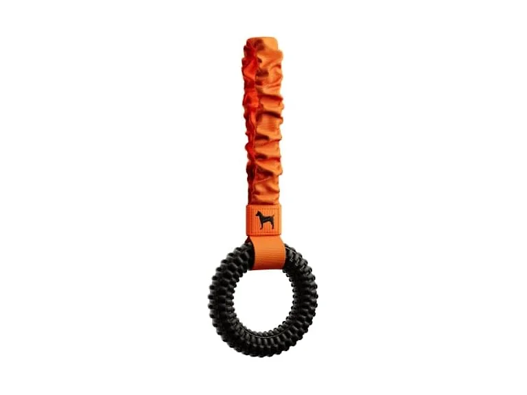 NOAH & PAW Luxury Dog Toy, TPU- Tug Ring, Black