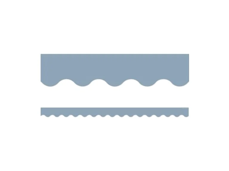 Teacher Created Resources Cottage Blue Scalloped Border
