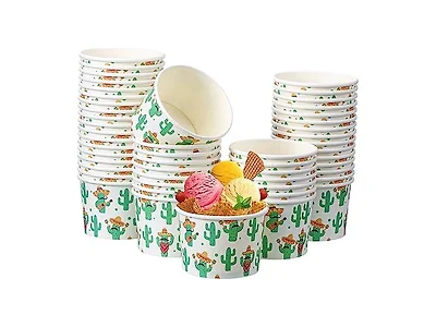 50 Pcs Cinco De Mayo Ice Cream Cups