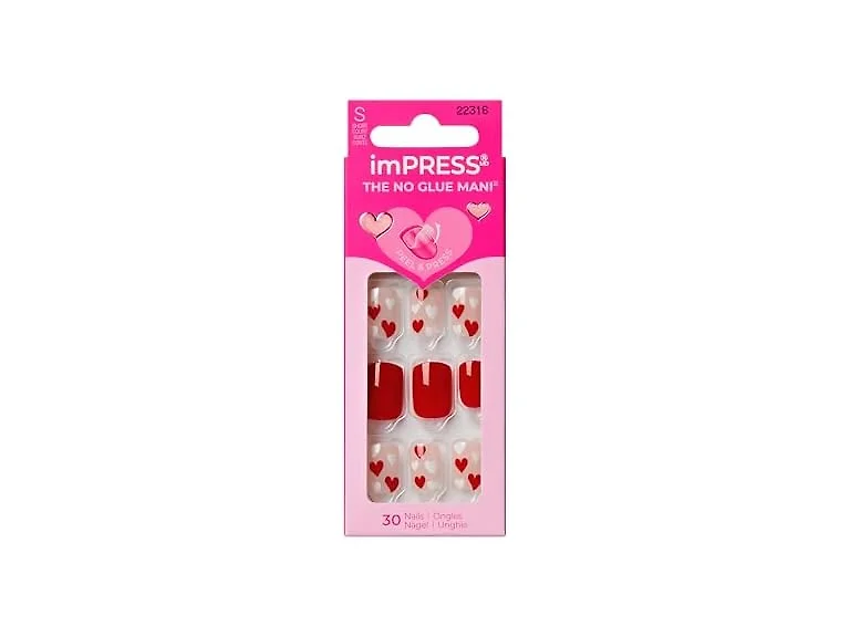 KISS imPRESS No On Nails, Short Size