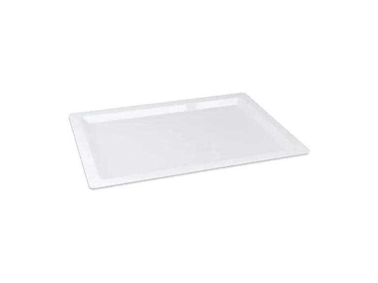 White Tray, 12"x 18"- White, Plastic, 24