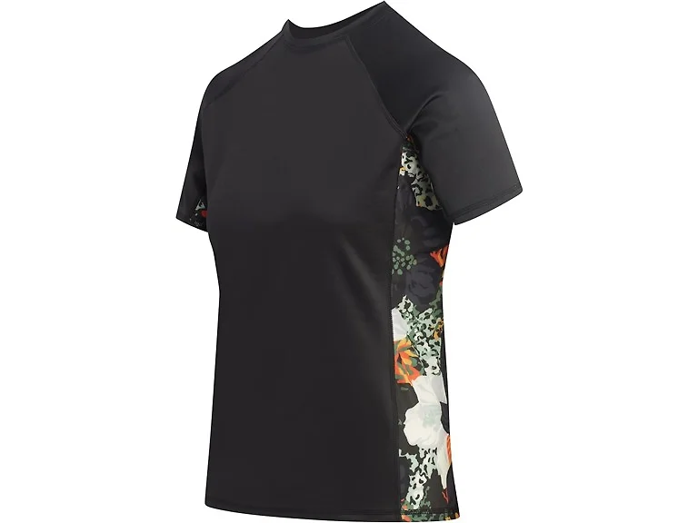 Kanu Surf Women (S) S/S Rashguard Miranda Black