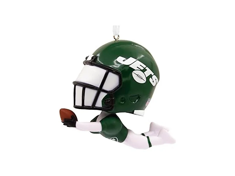 Hallmark NFL New York Jets Bobblehead Christmas Ornament