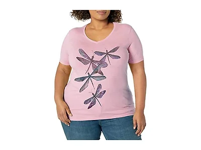 Just MY Size Women Women's Plus-size Short T-shirt