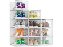 Secret Space BC538525040024 X Large Shoe Organizer Pearl W