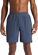 Gaiam Men's Nomad 7” Short, Standard Fit, Stretch Lightweight Material, Moisture-Wicking, Cool Grey, Large
