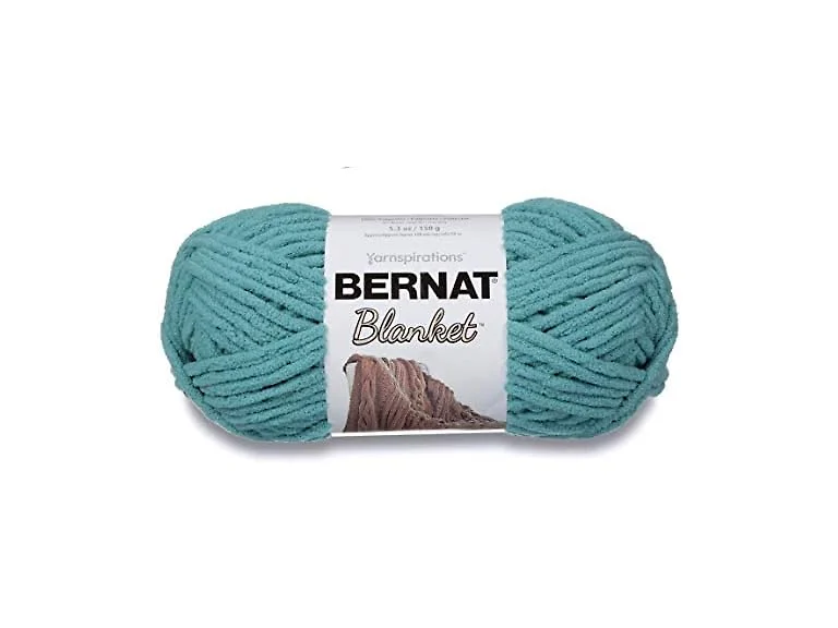 Bernat Blanket Super Bulky Yarn, 5.3oz, Guage 6 Light Teal