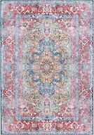 Superior 9X12RUG-TNAGR-RD 9'x12' Rustic Medallion Non-Sl