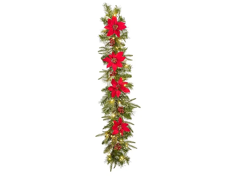 National Tree Company 4' x 10" Feel Real® Colonial Garland