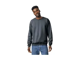 Gildan Adult Fleece Crewneck Sweatshirt, Style G18000, Multipack, Dark Heather (1-Pack), 3X-Large