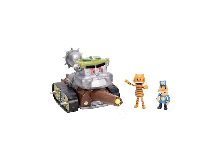 JAKKS Dog Man Squirrel Tank Shooter Vehicle