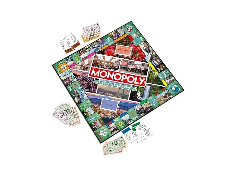 Monopoly Board Game – Portland, OR Edition