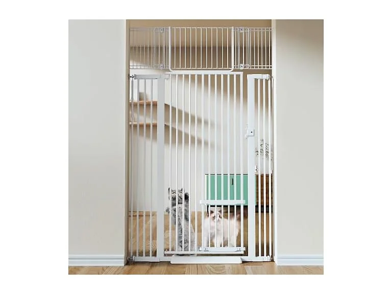 COMOMY 71" Extra Tall Pet Gate, 29.5-40.6" Wide