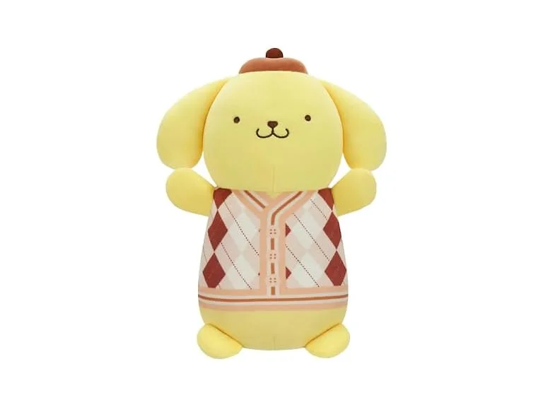 Squishmallows Original Sanrio 10in Plaid Pompompurin HugMees