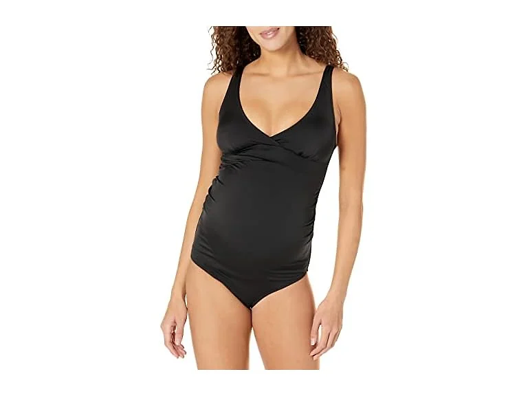 Amazon Essentials Women Maternity Ruched Swimsuit