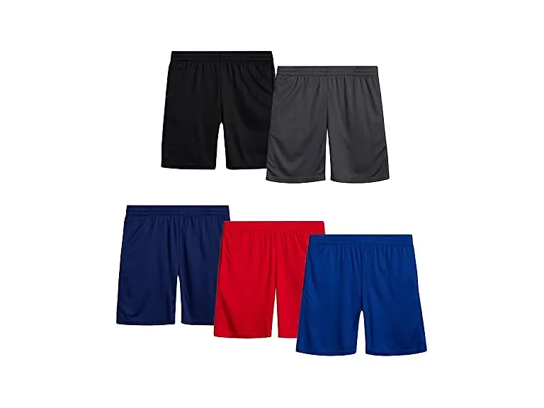 Boys 5PK Performance Mesh Shorts