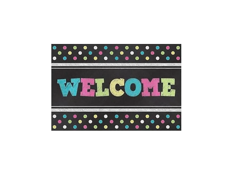 Teacher Created Resources Chalkboard Brights Welcome