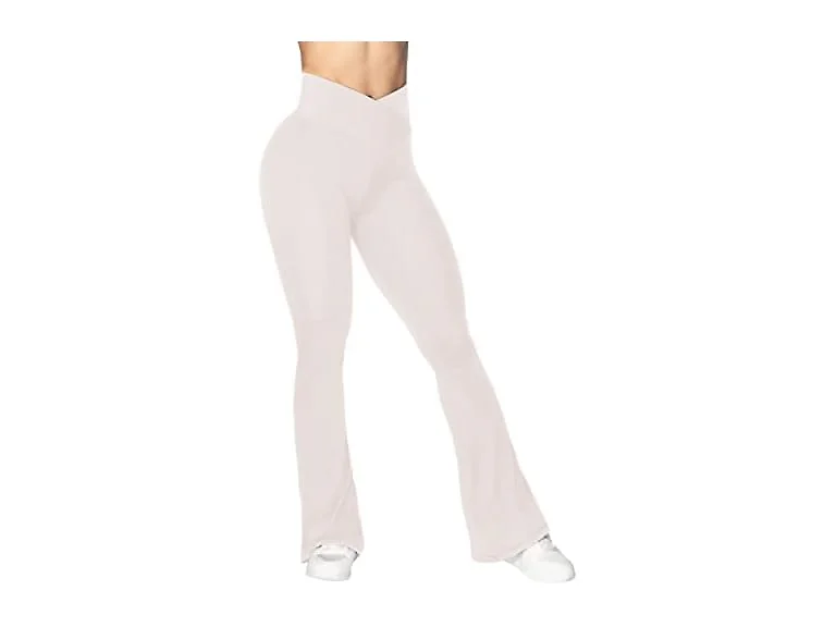 Sunzel Flare Leggings 30in L Beige