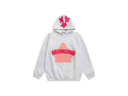 Aelfric Eden Graphic Hoodies for Men Y2K Printed Hoodie Sweatshirt Casual Oversized Long Sleeve Vintage Streetwear Hiphop Hooded Pullover light Grey X-Small