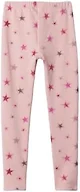 GAP Girls' Cozy Leggings, Pink Stars, Large