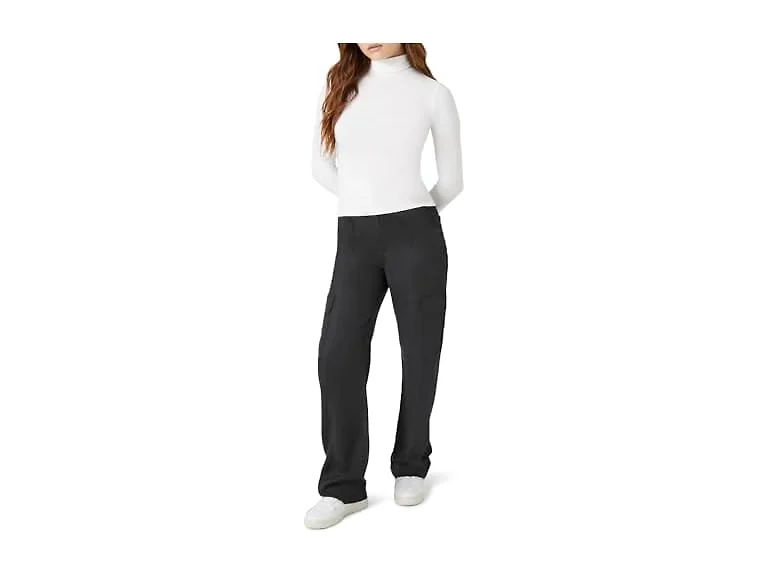 Forever 21 Women (M) High-rise Pants Black