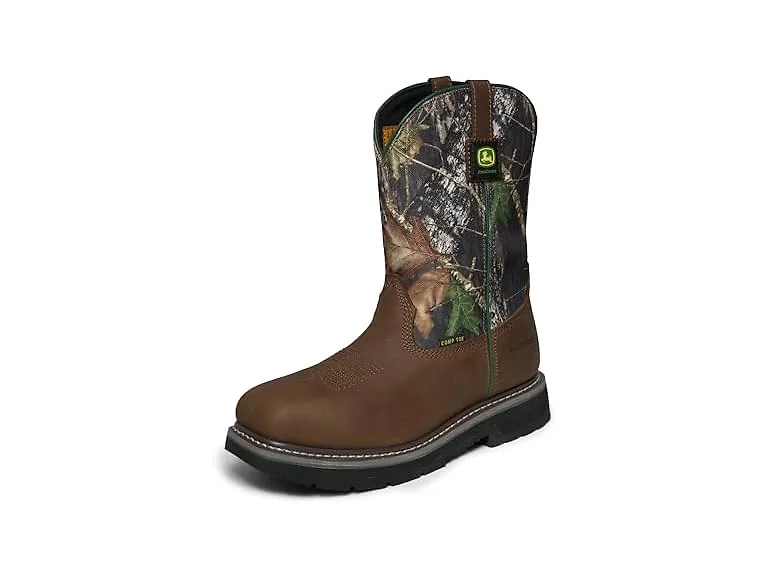 Skechers Men's John Deere Rowood Mossy Oak Shaft