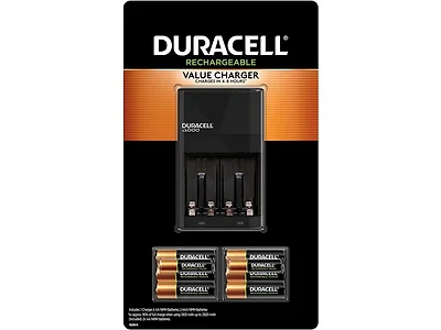 Duracell Rechargeable Batteries & Charger Bundle