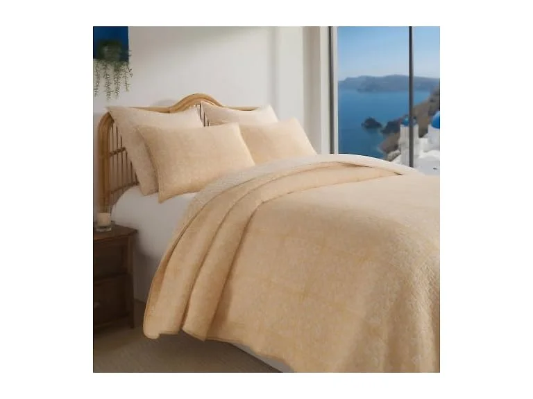 Granny Squares Matelassé Coverlet, 3Pc King