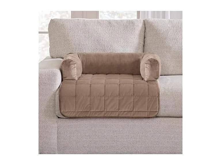 SureFit Pet Otis Quilted 3-Sided Bolster Pet Bed