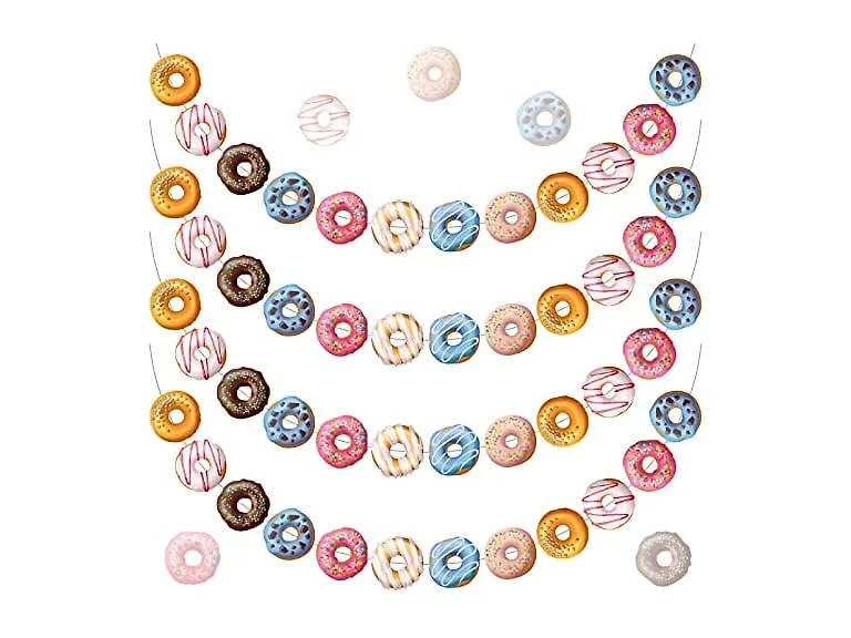 4 Piece Donut Party Banners