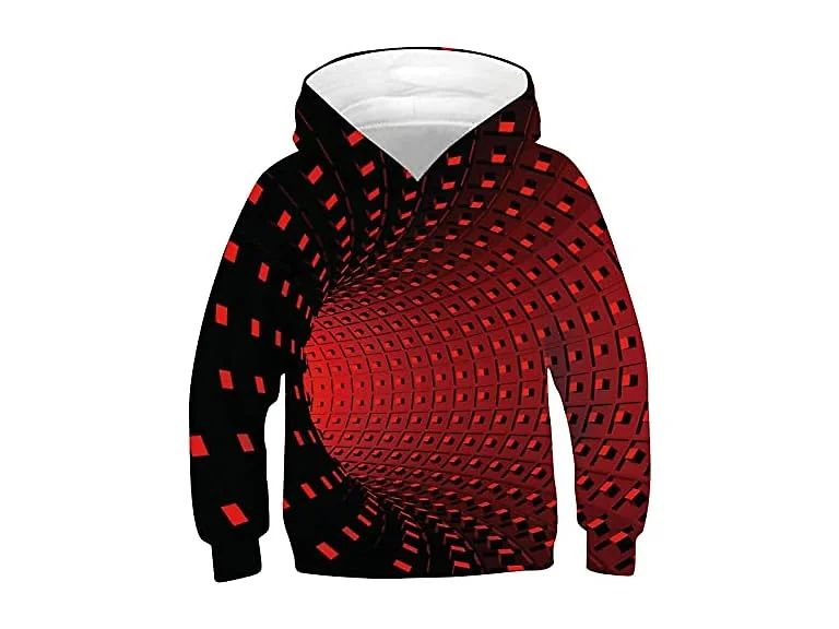 Raisevern Boys (8-11) Cool 3D Pullover Hoodie