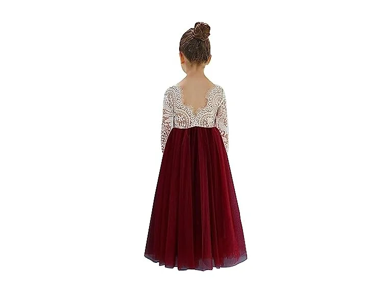2Bunnies Women (3T) Girl Peony Lace Back Dress
