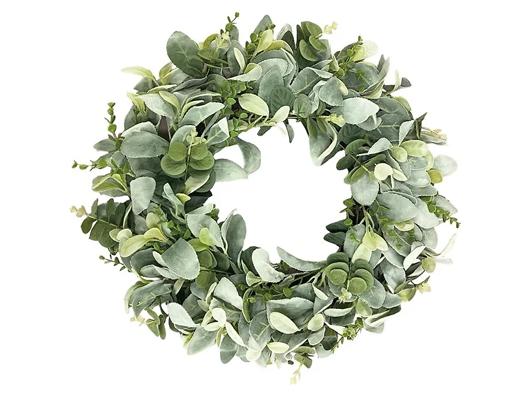 Santa's Workshop,24 GREENERY EUCALYPTUS WREATH
