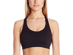 Hanes Seamless Racerback Moderate-Support Sports Bra with CoolDRI Moisture-Wicking