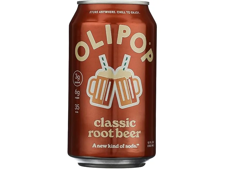 OLIPOP Classic Root Beer Prebiotic Soda