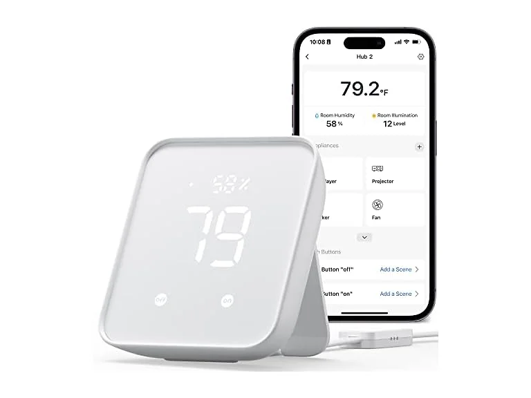 SwitchBot B0BM8VS13P Thermometer Hygrometer (Open Box)