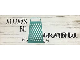 Oversized 20" x 55" Cushioned Anti-Fatigue Runner Mat, Always be Grateful