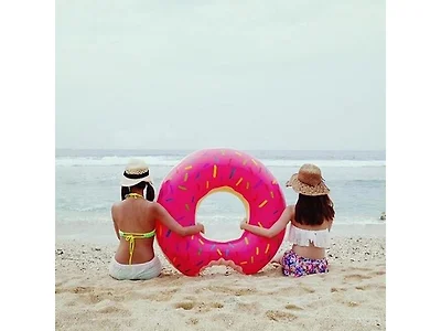 Gigantic Inflatable Donut Pool Float