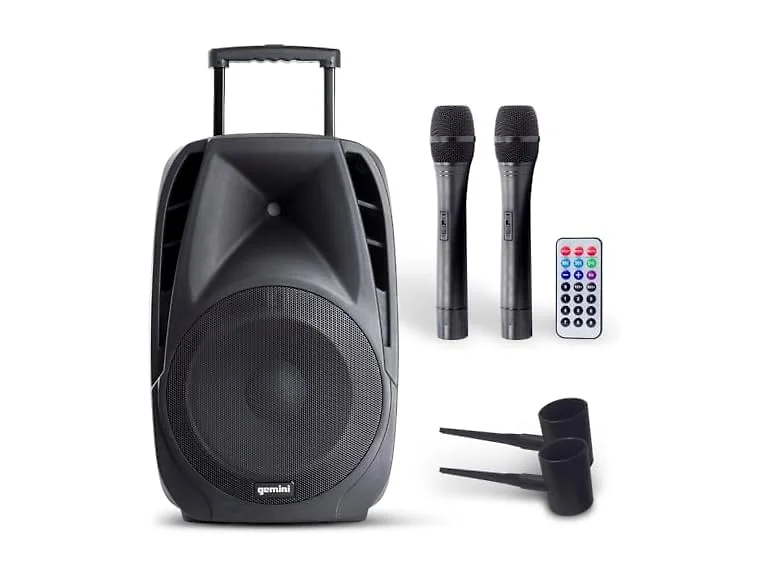 Gemini Portable Bluetooth Karaoke Speaker