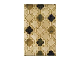 Superior Modern Indoor Area Rug, Non Slip Rug, 5'x8', Cream
