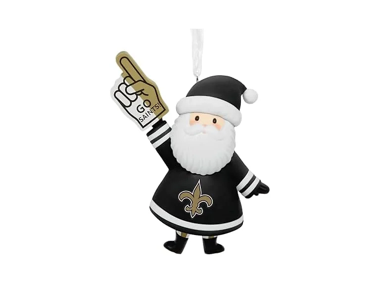 Hallmark New Orleans Saints Christmas Ornament (NFL Santa)