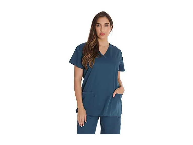 Just Love Women (M) Stretch Tops Carribean Blue