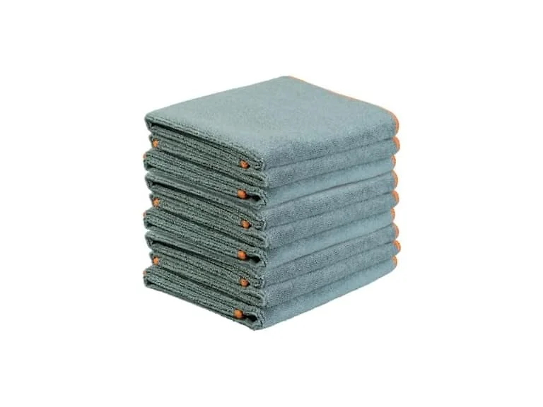 9-pk Superio Grey Microfiber Cleaning Cloth