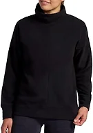 HEAD Women’s Cozy Cowl Neck Pullover, Relaxed Fit, Soft Midweight Material, Black, Small