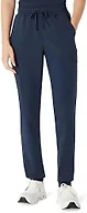 Amazon Basics Women's Scrubs Jogger Pants Yoga Waistband Drawstring, Navy, X-Large
