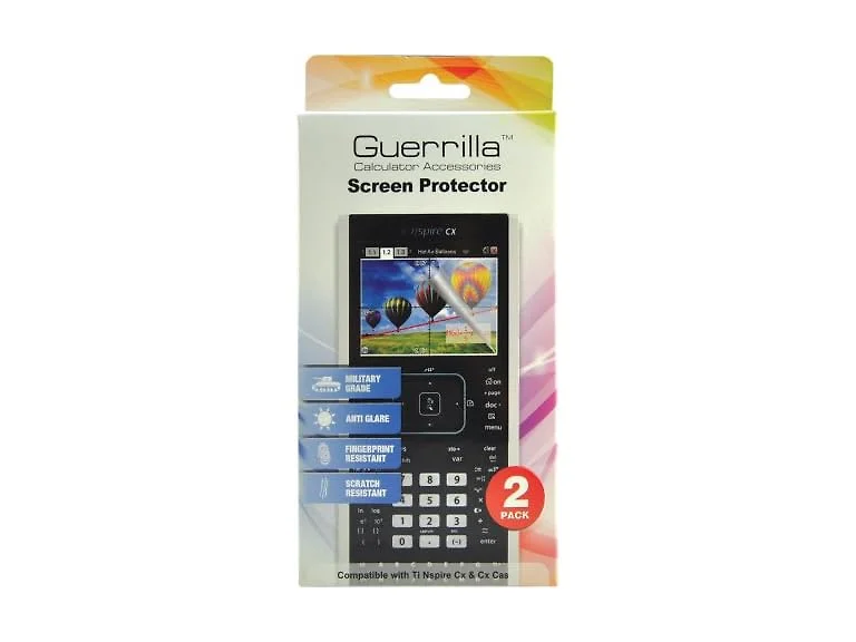 Guerrilla Military Grade Screen Protector 2-Pack For Calculator