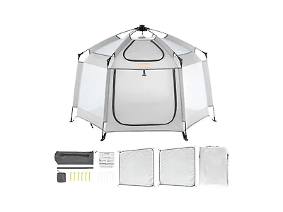 Baby Playpen with Canopy, Indoor/Outdoor