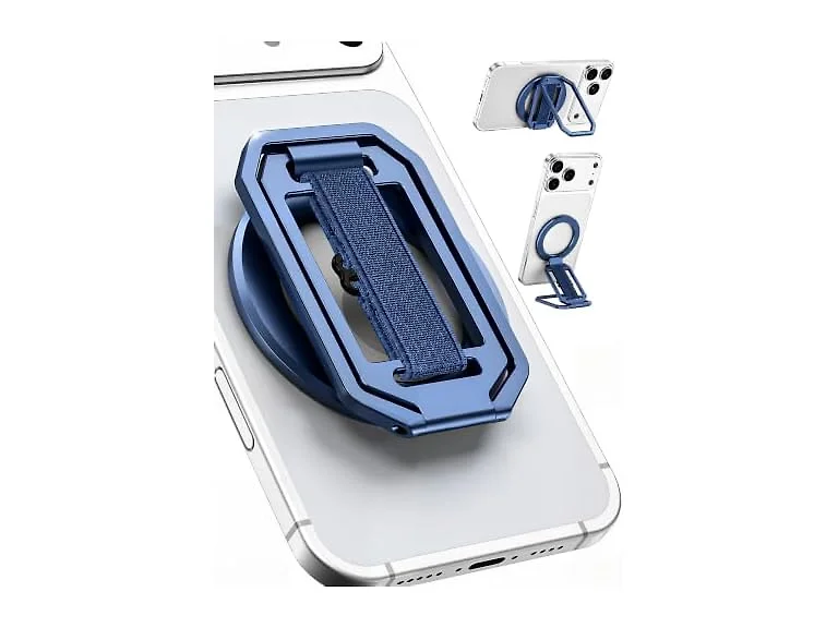 HYCZAAE Blue MagSafe Phone Grip Stand